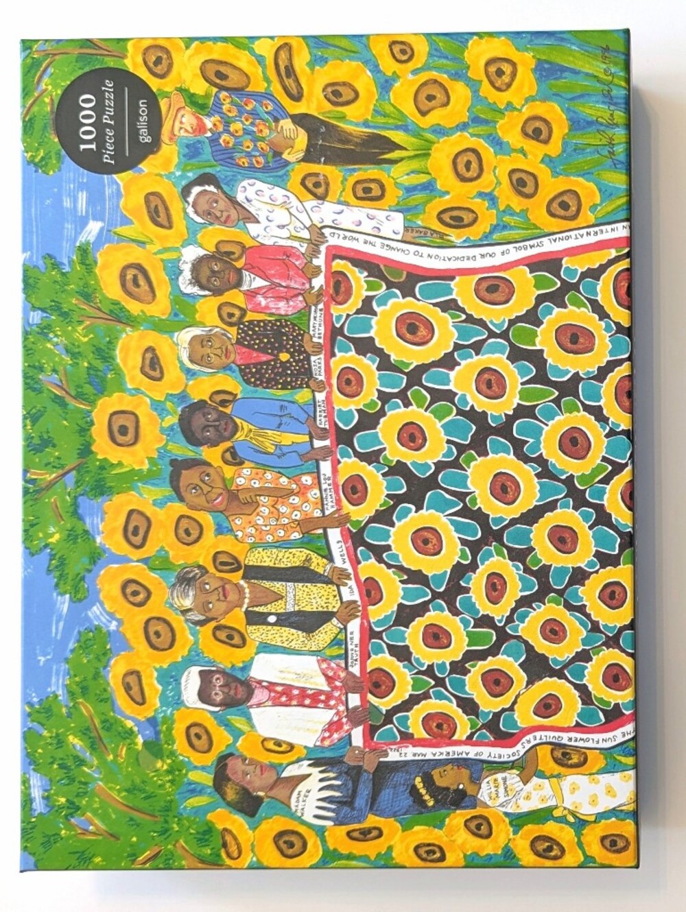 Galison Faith Ringgold The Sunflower Quilting Bee at Arles 1000 Piece Puzzle